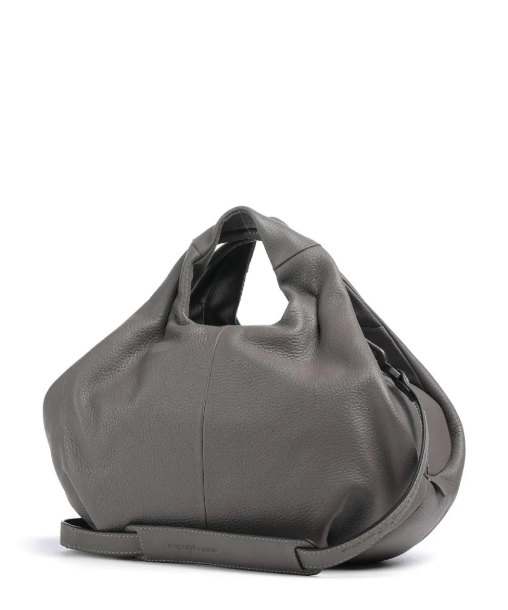 Philocalists Beauty Handtasche fein genarbtes Leder grau