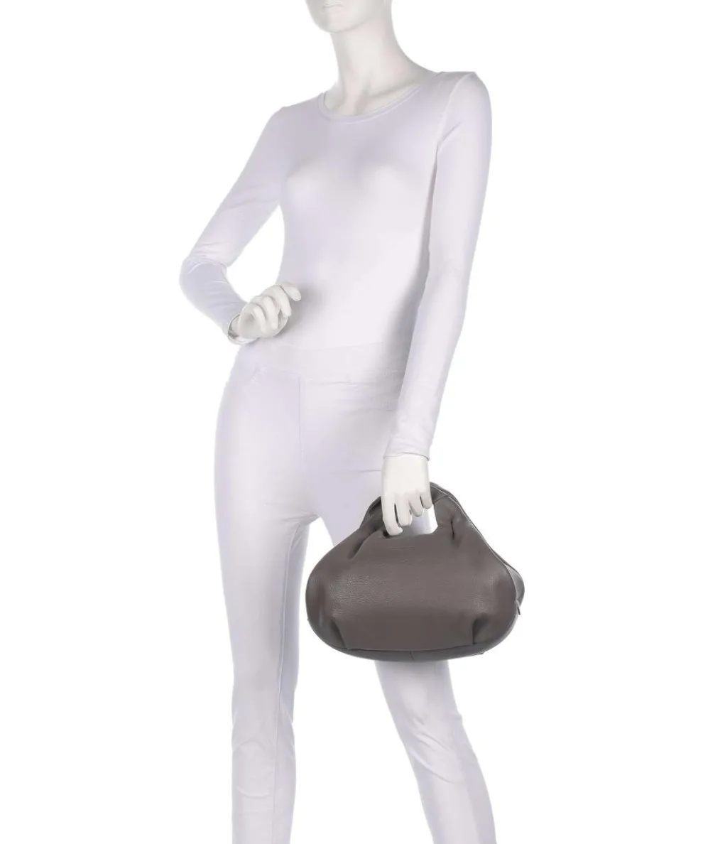 Philocalists Beauty Handtasche fein genarbtes Leder grau