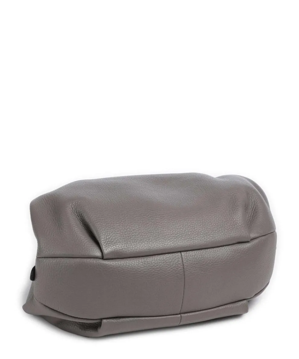 Philocalists Beauty Handtasche fein genarbtes Leder grau