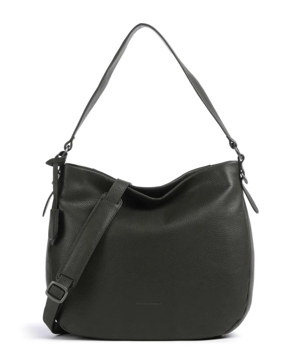 Philocalists Darling Beuteltasche genarbtes Leder khaki