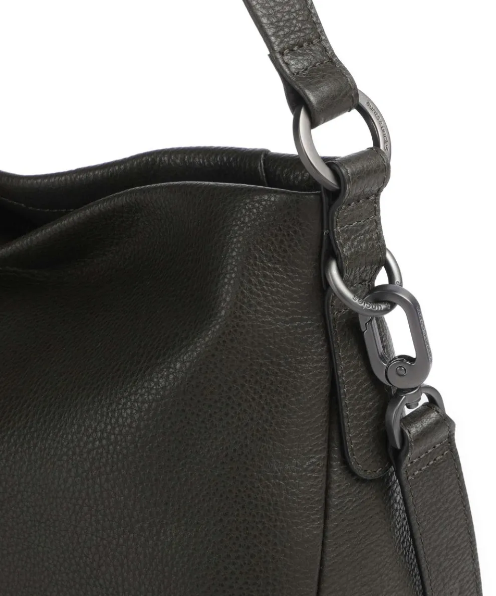 Philocalists Darling Beuteltasche genarbtes Leder khaki