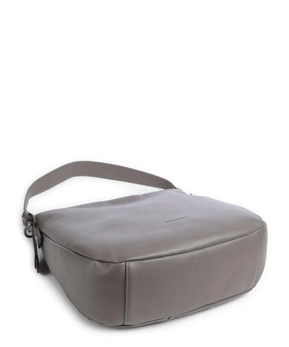 Philocalists Darling Beuteltasche genarbtes Leder grau