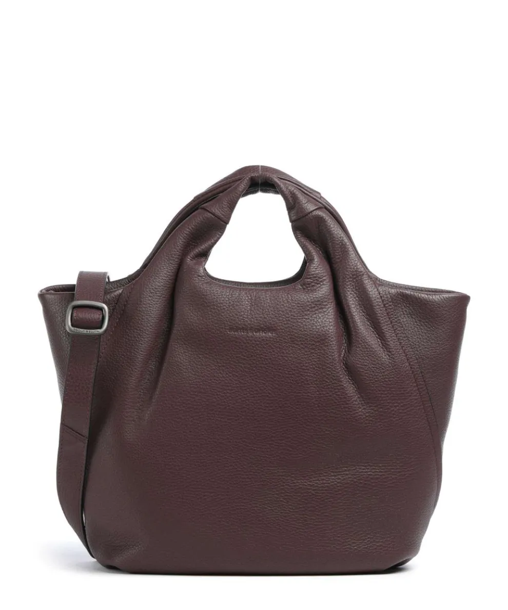 Philocalists Dearie Handtasche genarbtes Leder wein