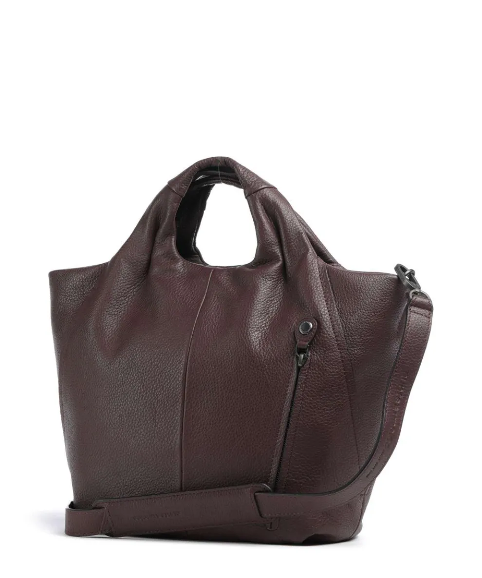 Philocalists Dearie Handtasche genarbtes Leder wein