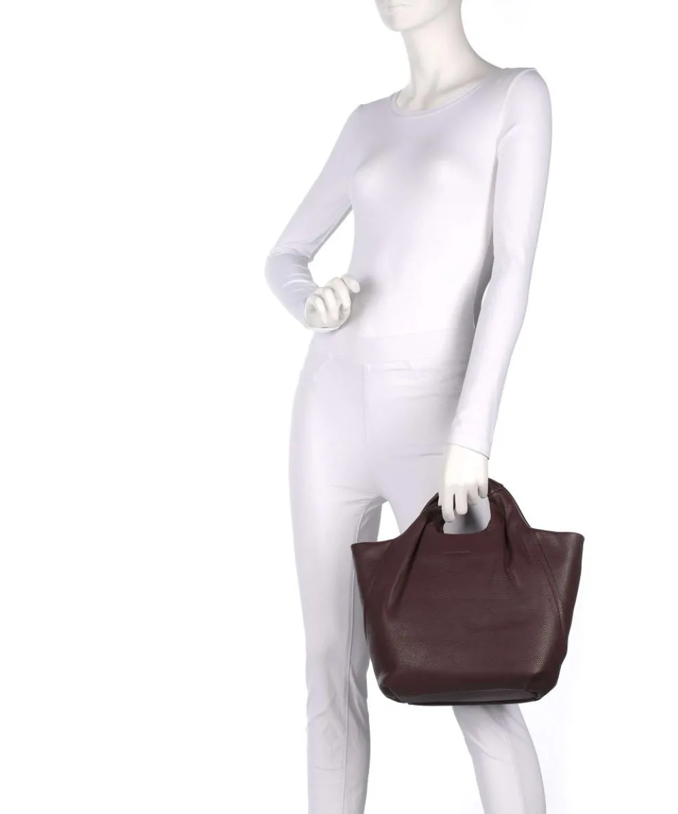 Philocalists Dearie Handtasche genarbtes Leder wein