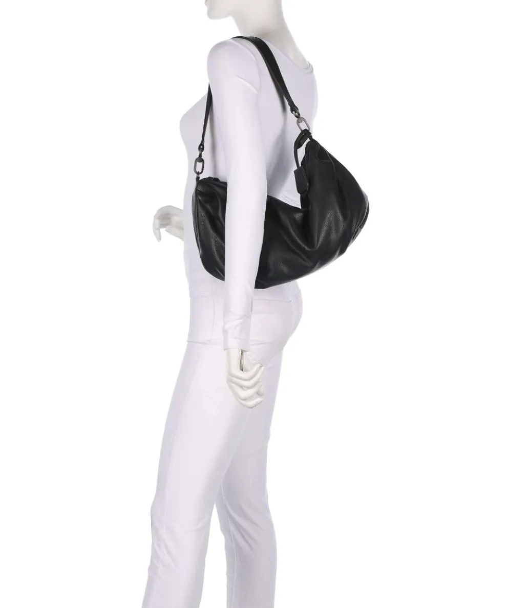 Philocalists Dewdrop Beuteltasche genarbtes Leder schwarz