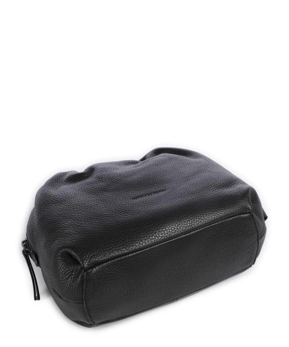 Philocalists Honey Umhängetasche genarbtes Leder schwarz