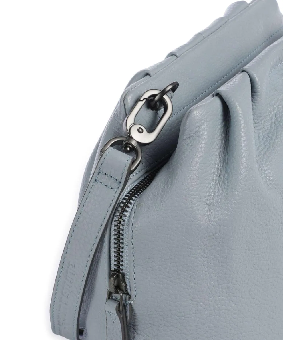 Philocalists Honey Umhängetasche genarbtes Leder hellblau