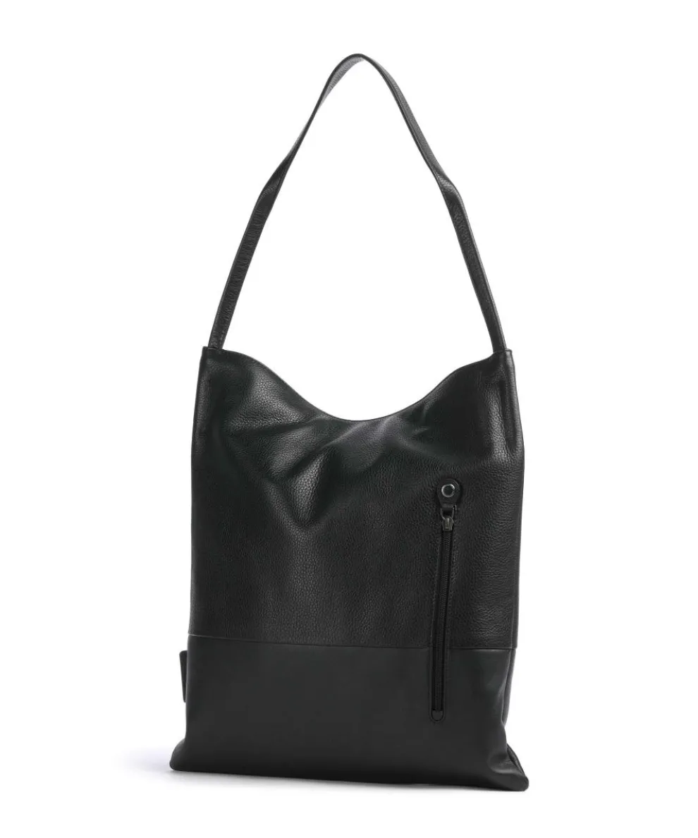 Philocalists Lovin Shopper genarbtes Leder schwarz