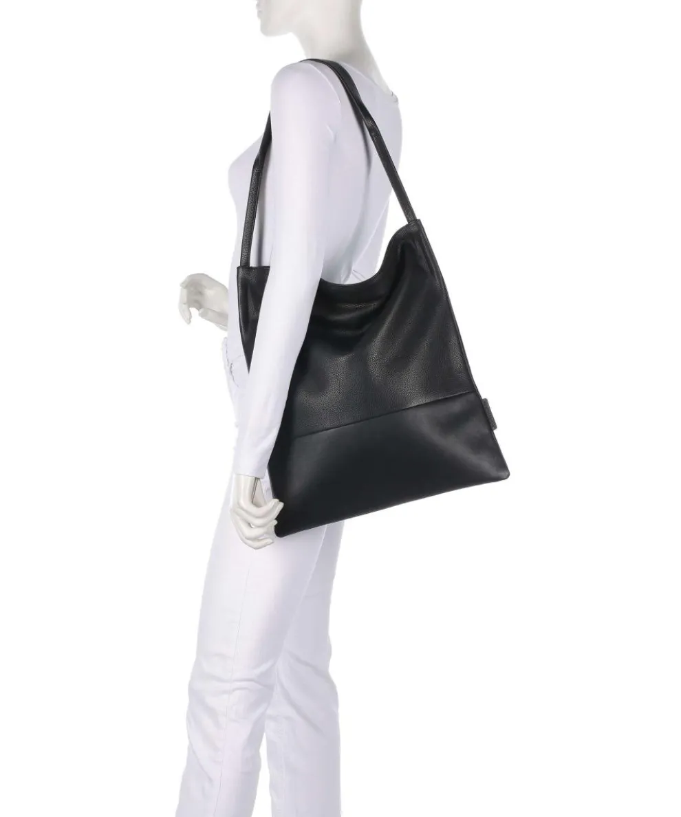 Philocalists Lovin Shopper genarbtes Leder schwarz