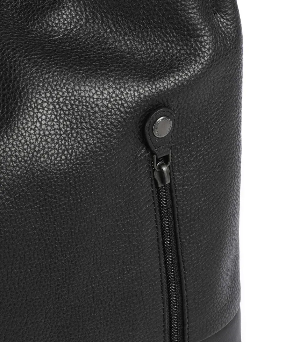 Philocalists Lovin Shopper genarbtes Leder schwarz