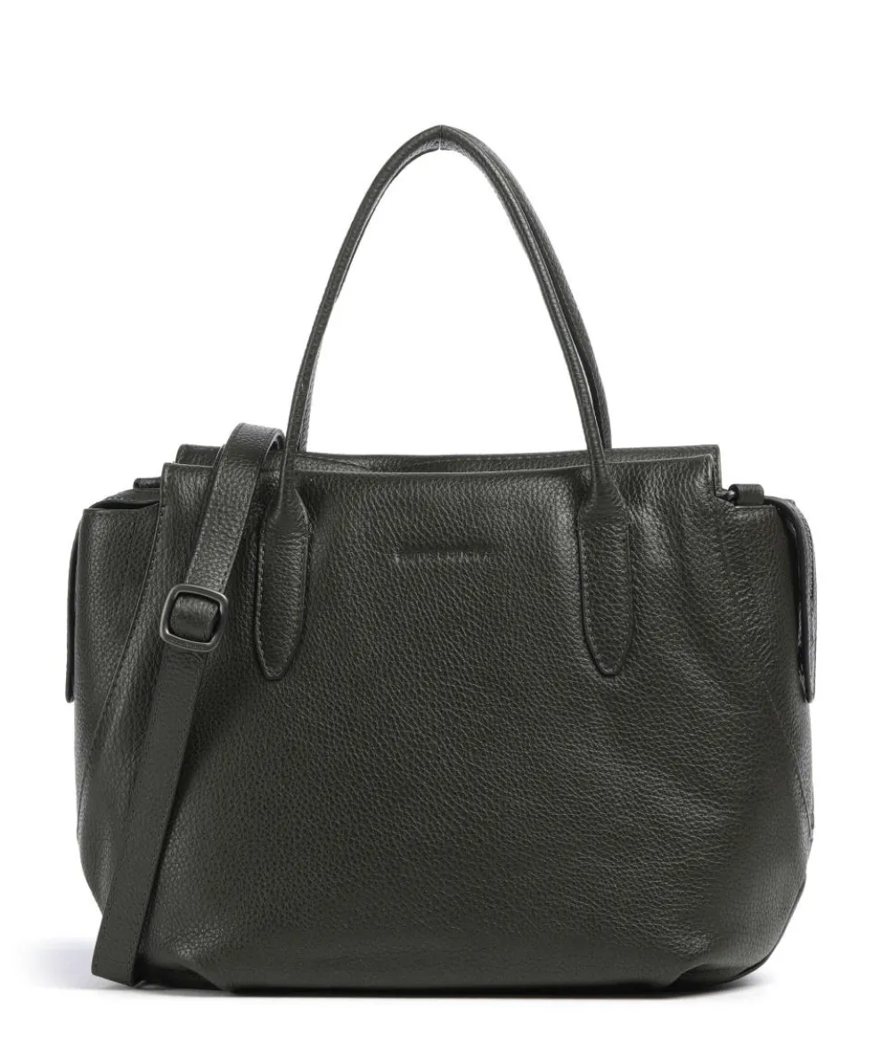 Philocalists Precious Handtasche genarbtes Rindsleder khaki