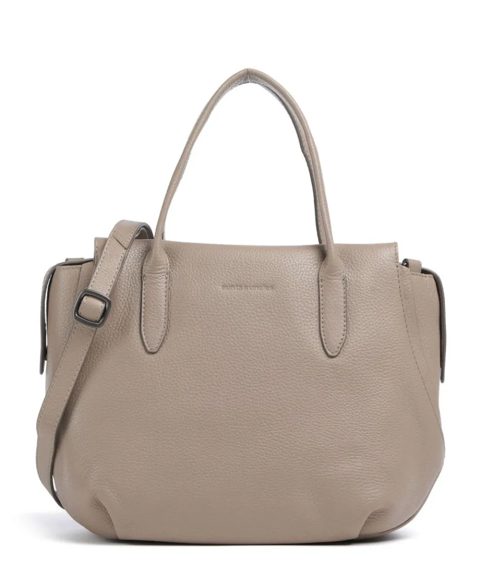 Philocalists Precious Handtasche genarbtes Rindsleder taupe