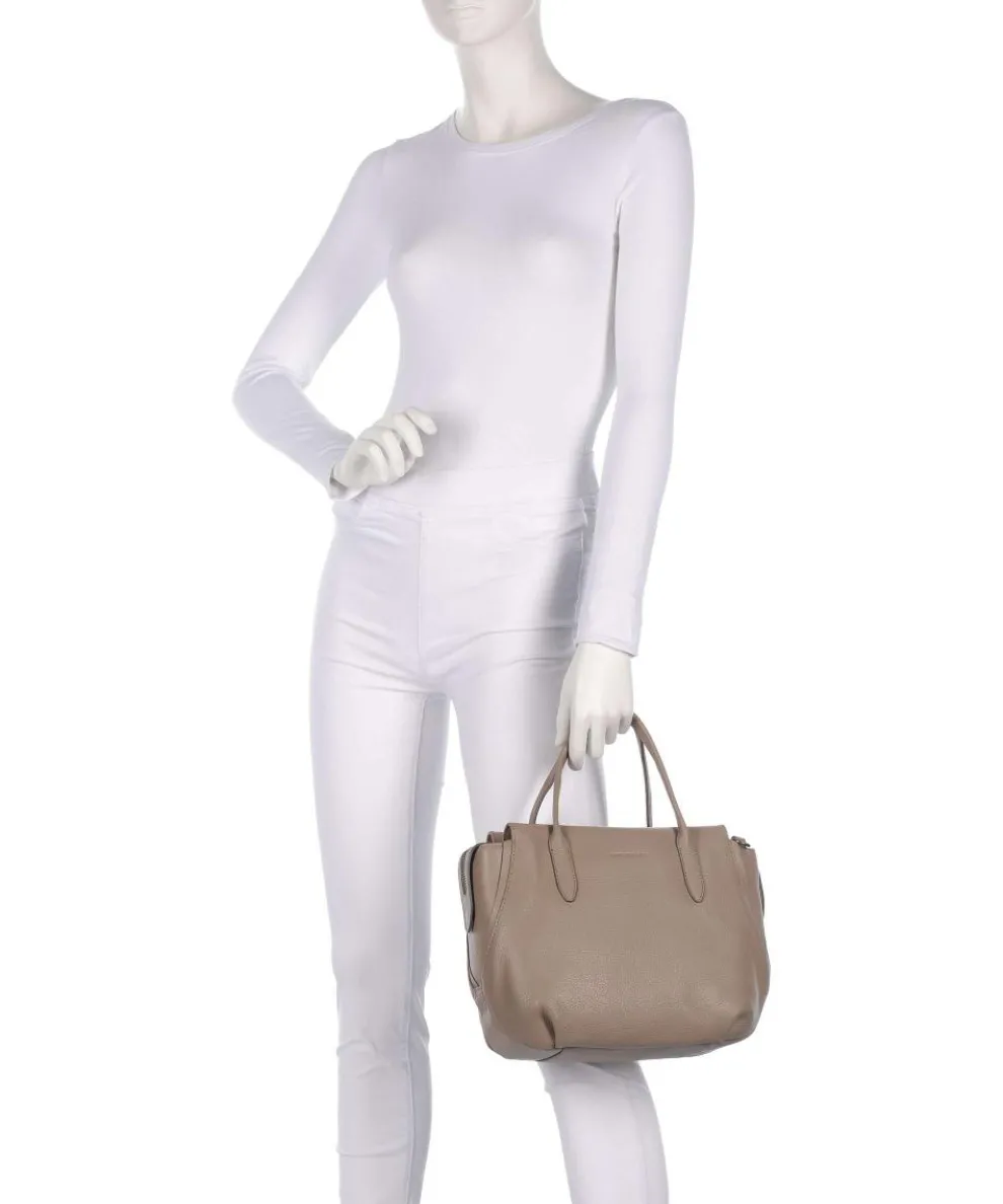 Philocalists Precious Handtasche genarbtes Rindsleder taupe