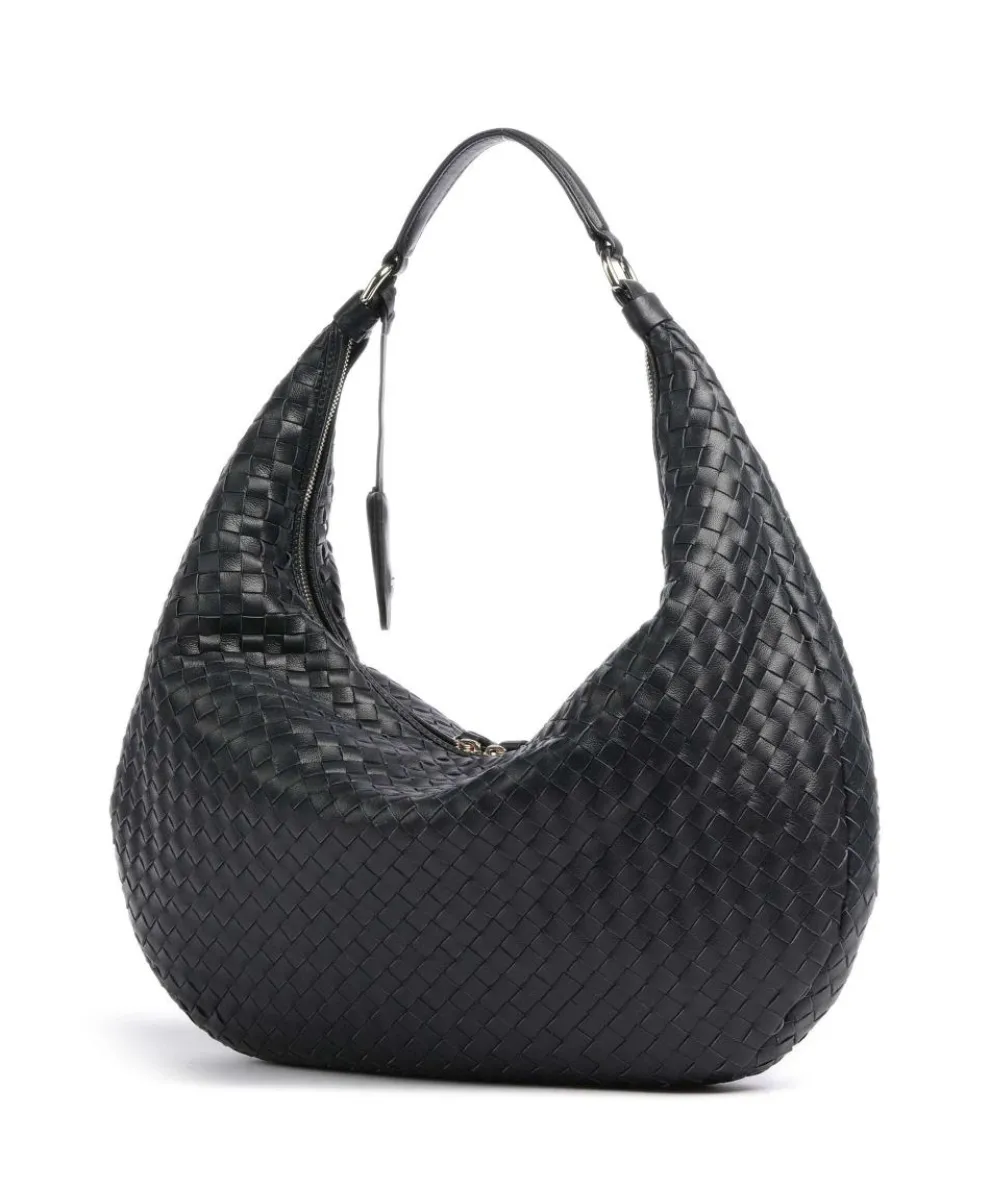 Piuma Nana Beuteltasche Lammleder navy