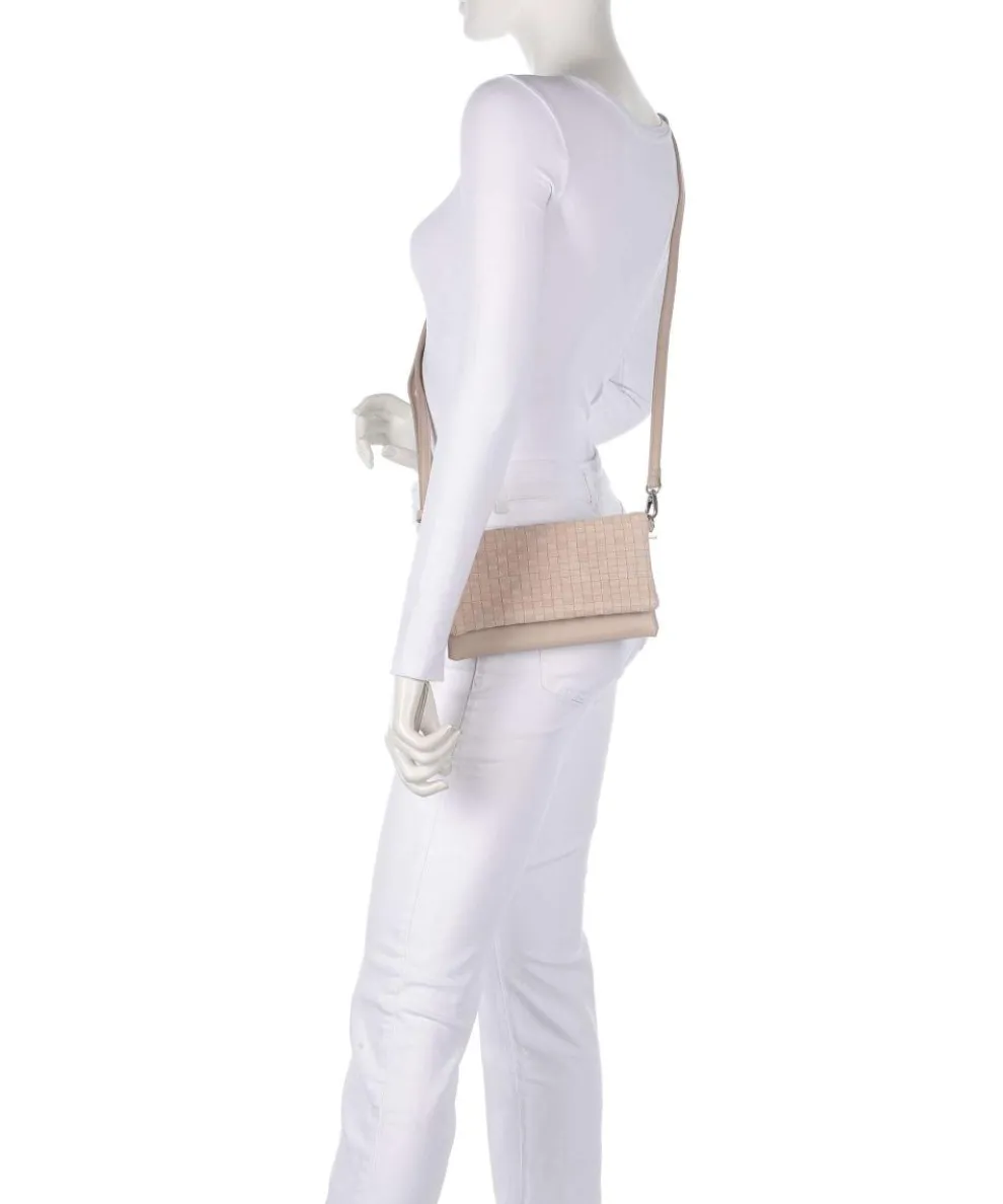 Weave Harmony Umhängetasche Schafsleder nude