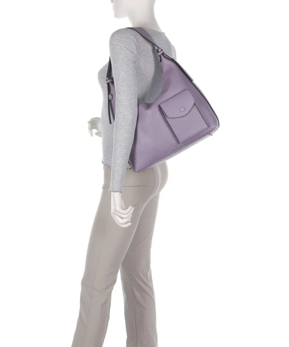 Polly Beuteltasche Lederimitat violett