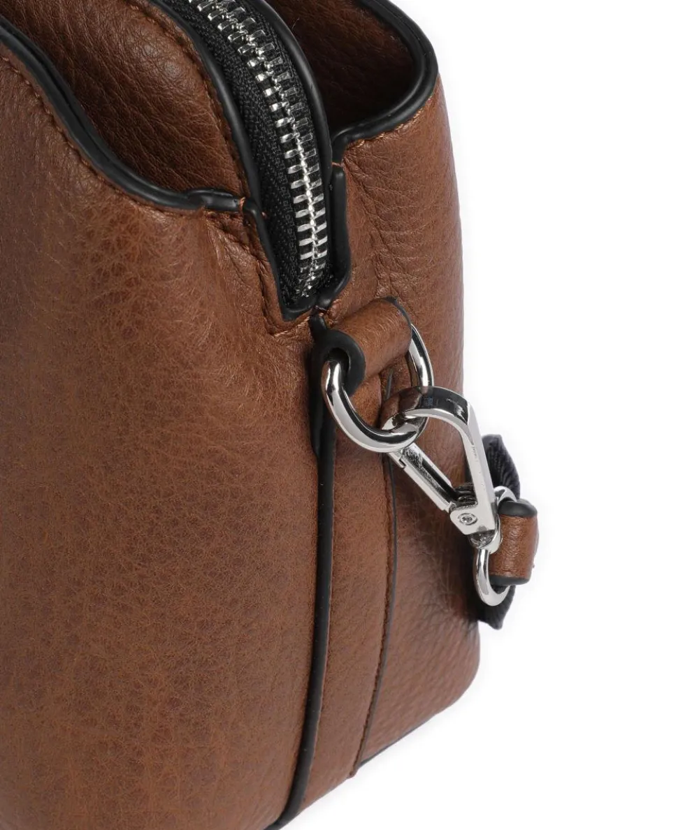 Polly Umhängetasche Lederimitat braun