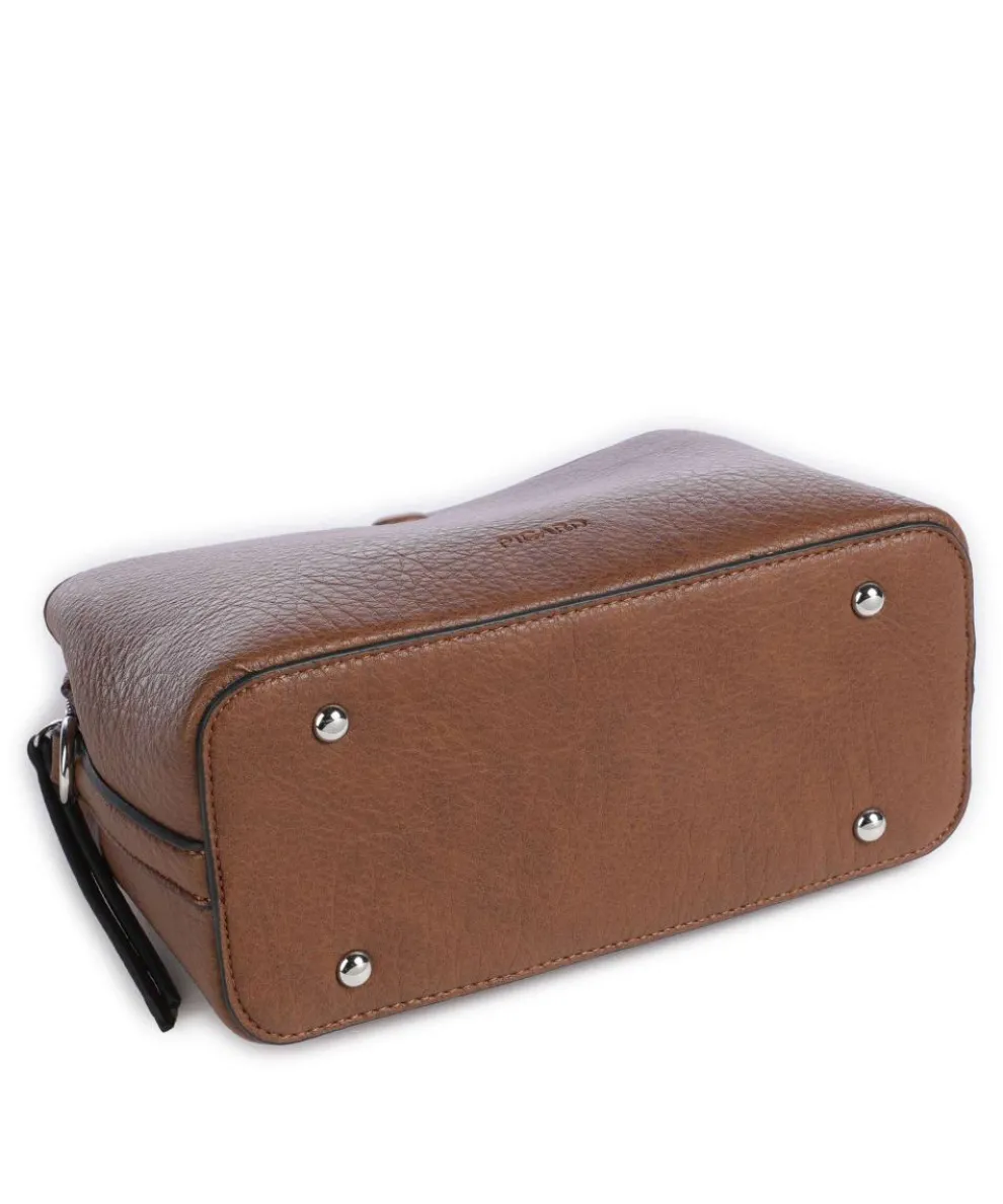 Polly Umhängetasche Lederimitat braun