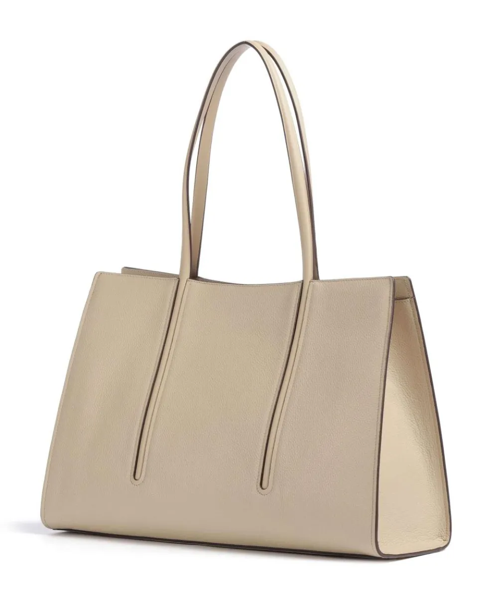 Portland Place Shopper genarbtes Rindsleder beige