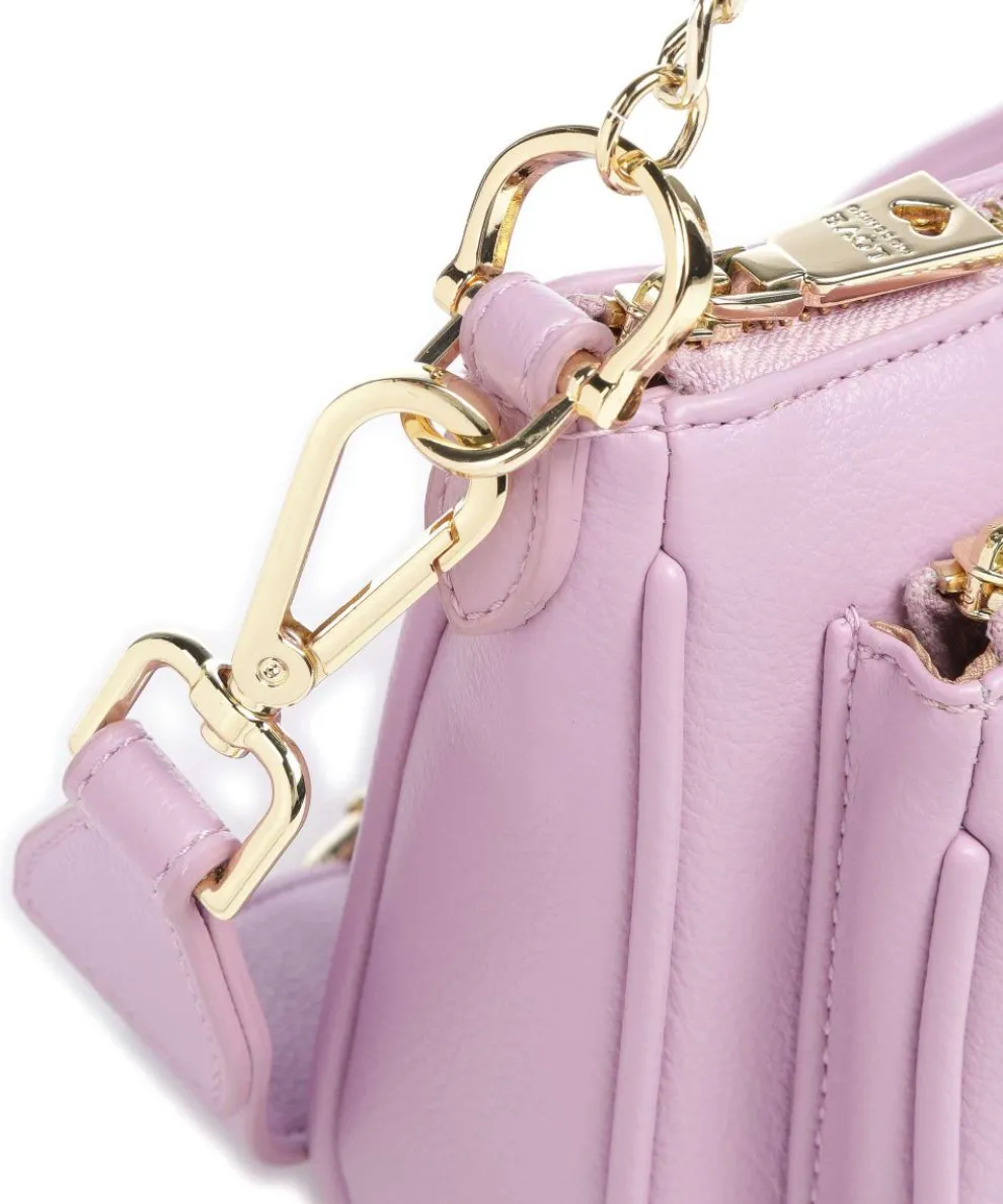 Pouch Charm Schultertasche Lederimitat violett