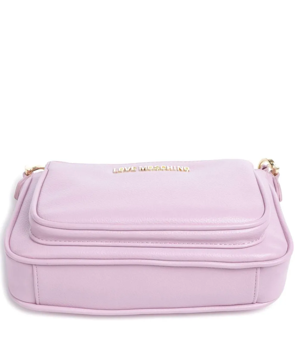 Pouch Charm Schultertasche Lederimitat violett
