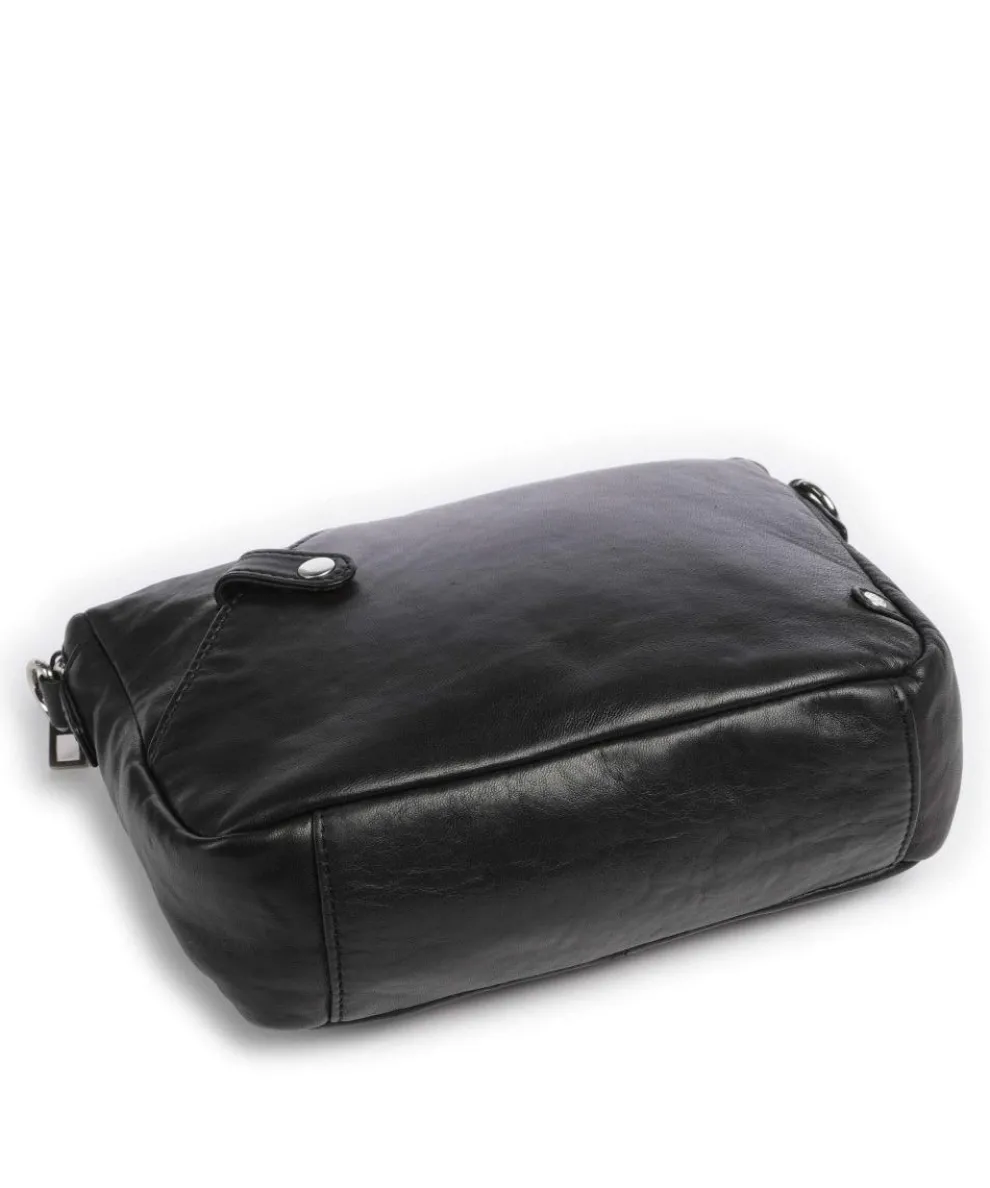 Power Field Umhängetasche Schafsleder schwarz