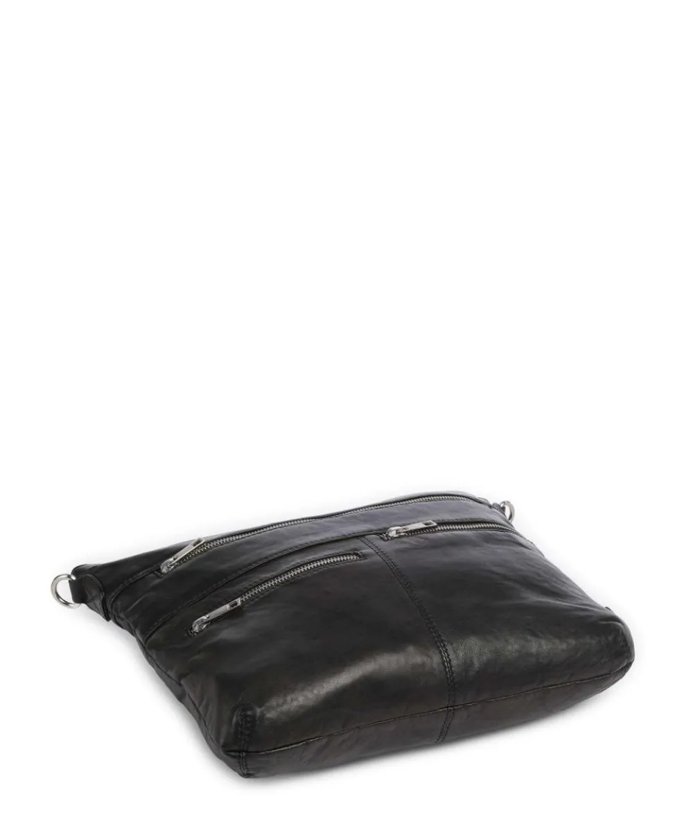 Power Field Umhängetasche Schafsleder schwarz