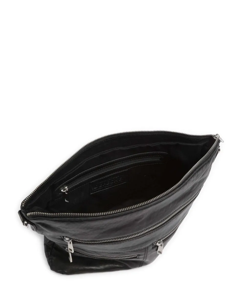 Power Field Umhängetasche Schafsleder schwarz