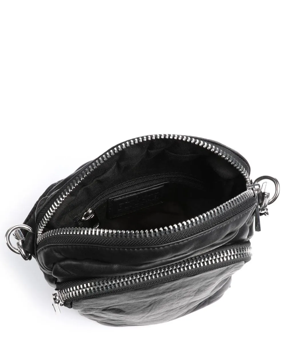 Power Field Umhängetasche Schafsleder schwarz