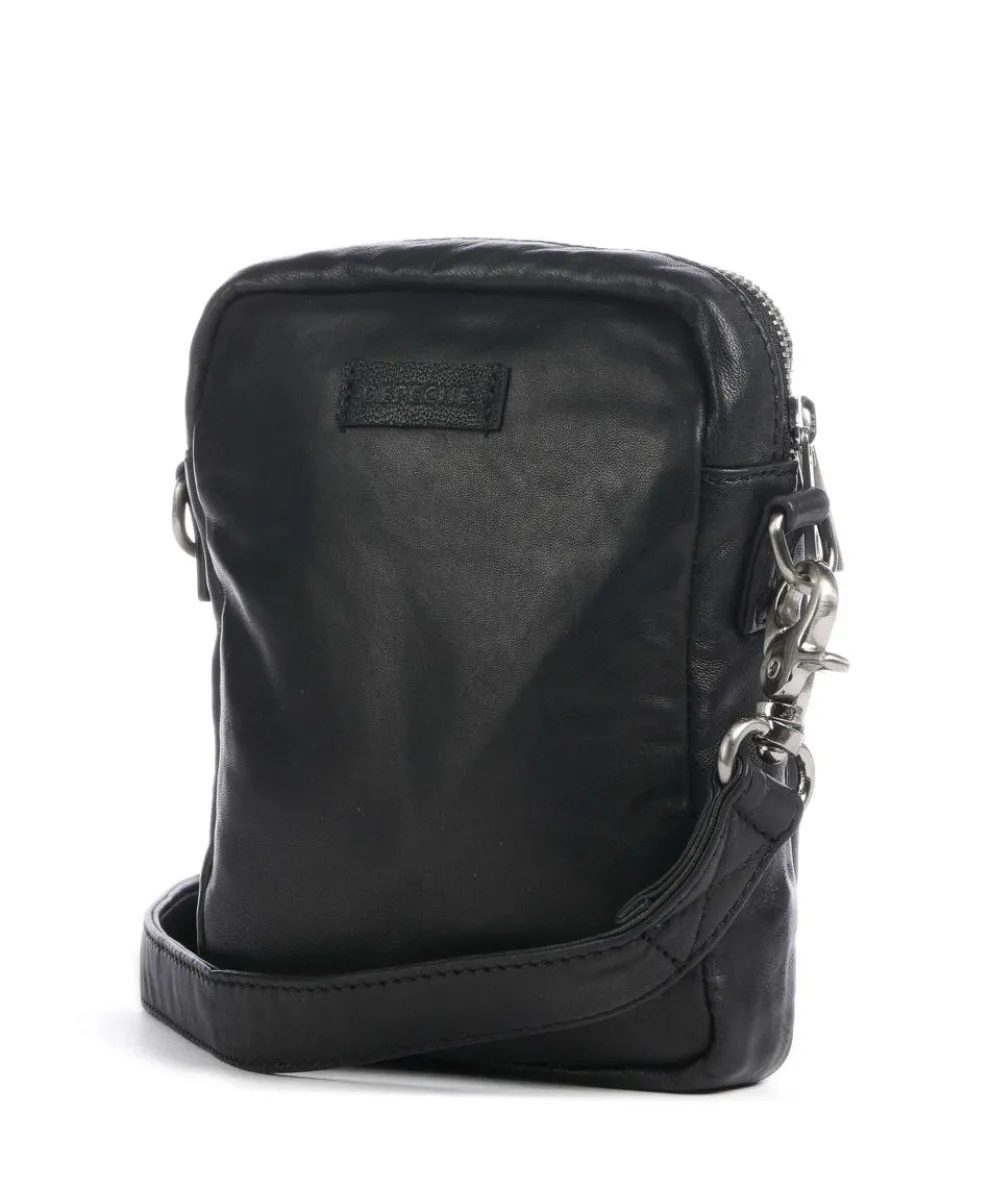 Power Field Umhängetasche Schafsleder schwarz