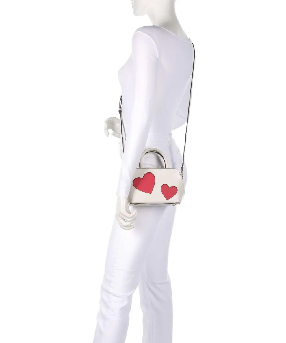 Valentines Umhängetasche fein genarbtes Rindsleder elfenbein