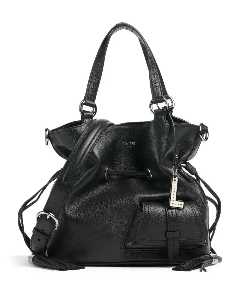 Premier Flirt M Bucket bag genarbtes Rindsleder schwarz