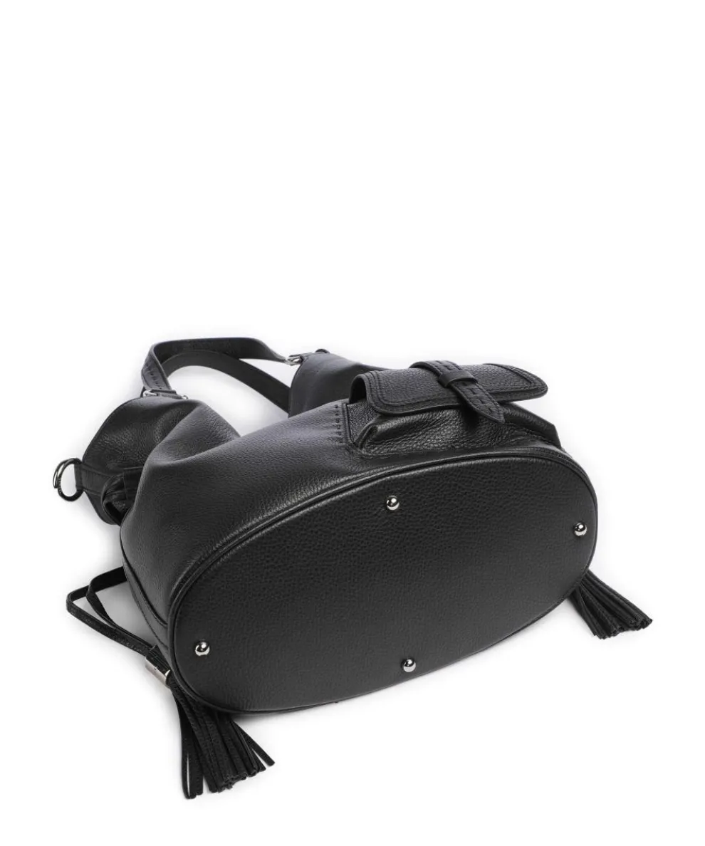 Premier Flirt M Bucket bag genarbtes Rindsleder schwarz