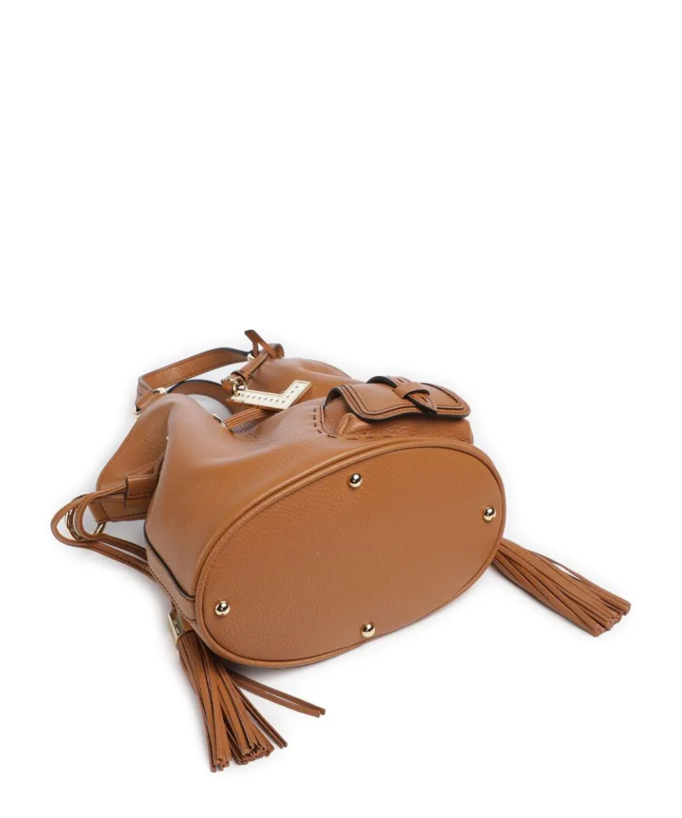 Premier Flirt S Bucket bag genarbtes Rindsleder camel