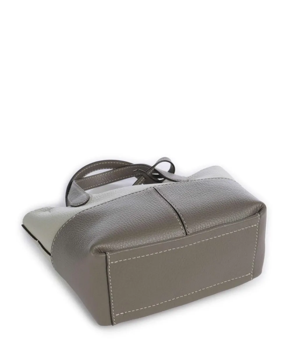 Primrose Mini Umhängetasche genarbtes Leder khaki