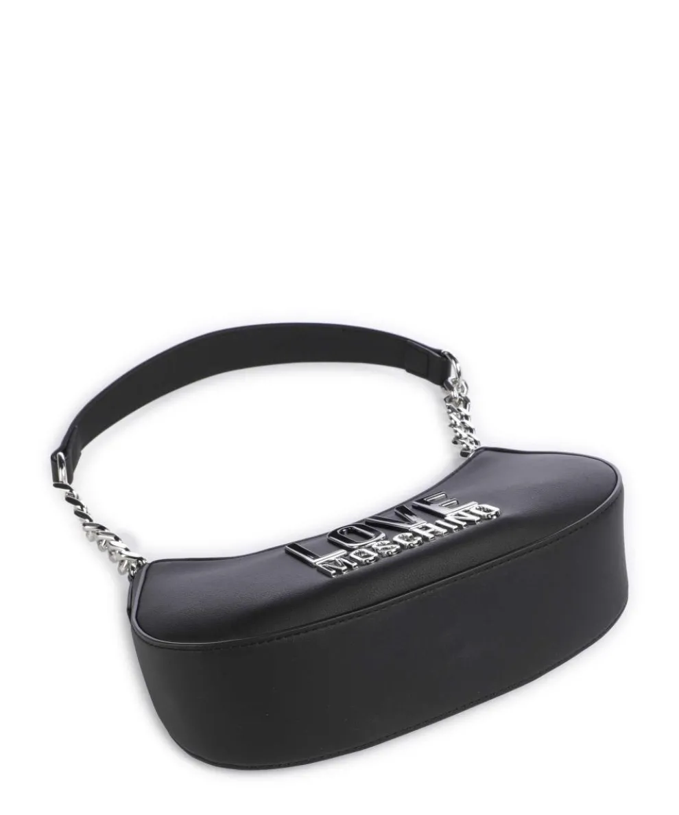 Prism Schultertasche Lederimitat schwarz