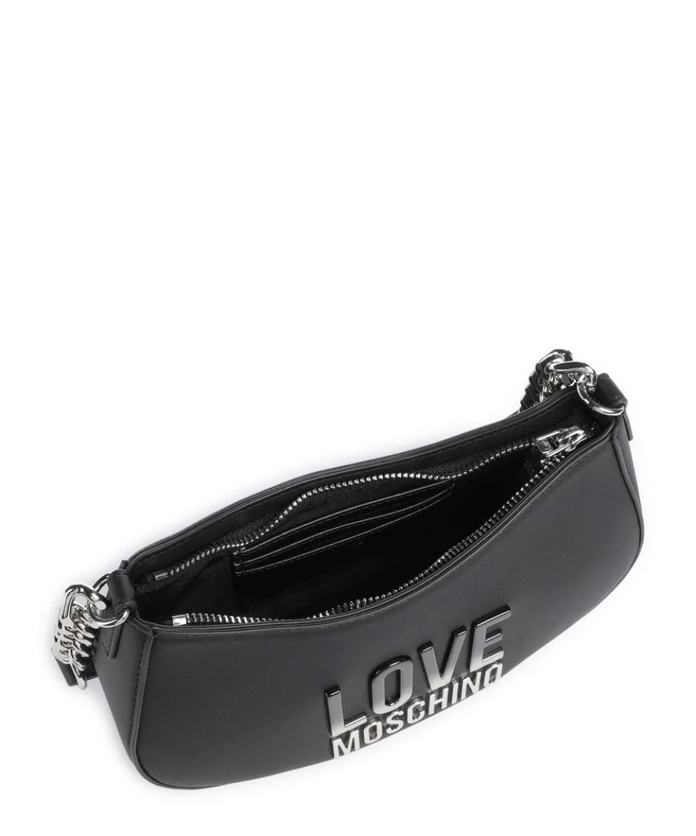 Prism Schultertasche Lederimitat schwarz