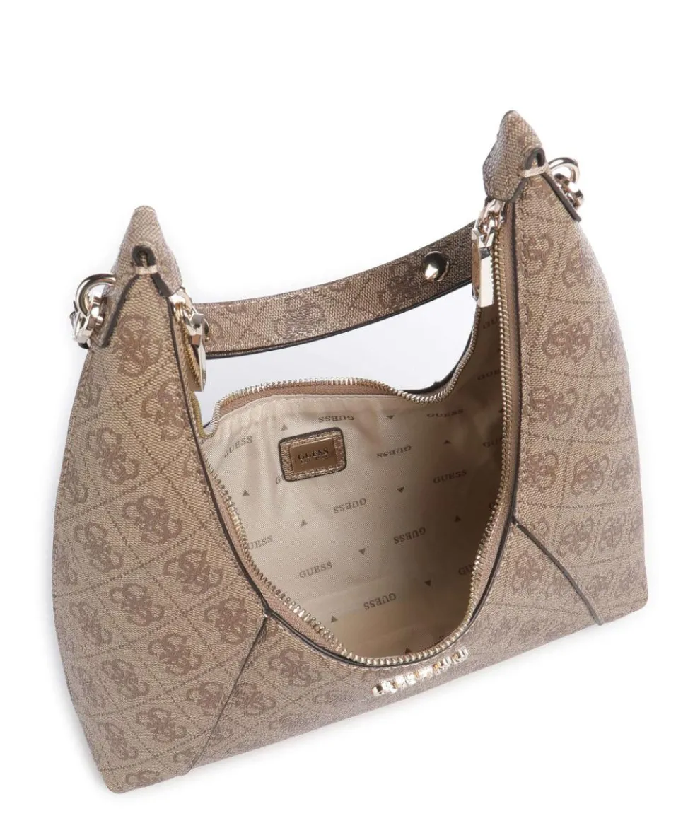 Calista Schultertasche Lederimitat hellbraun