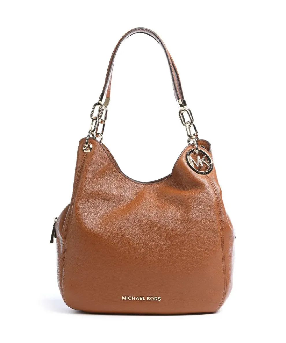 Lillie Beuteltasche genarbtes Rindsleder camel