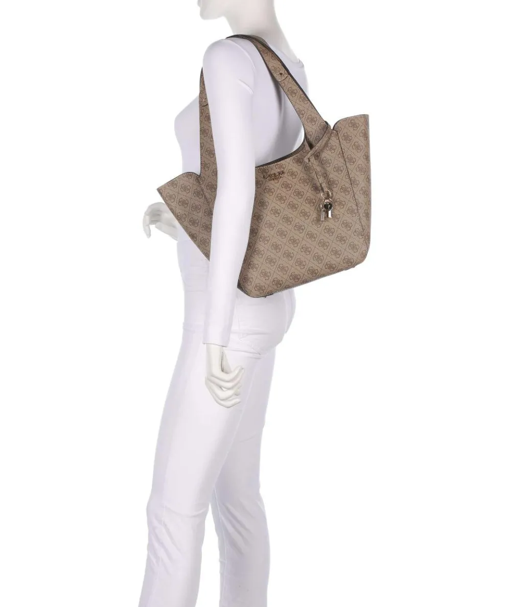 Calista Shopper Lederimitat hellbraun