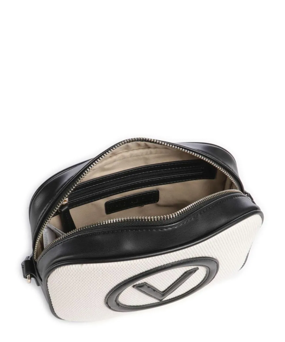 Covent Umhängetasche Baumwolle, Lederimitat beige/schwarz