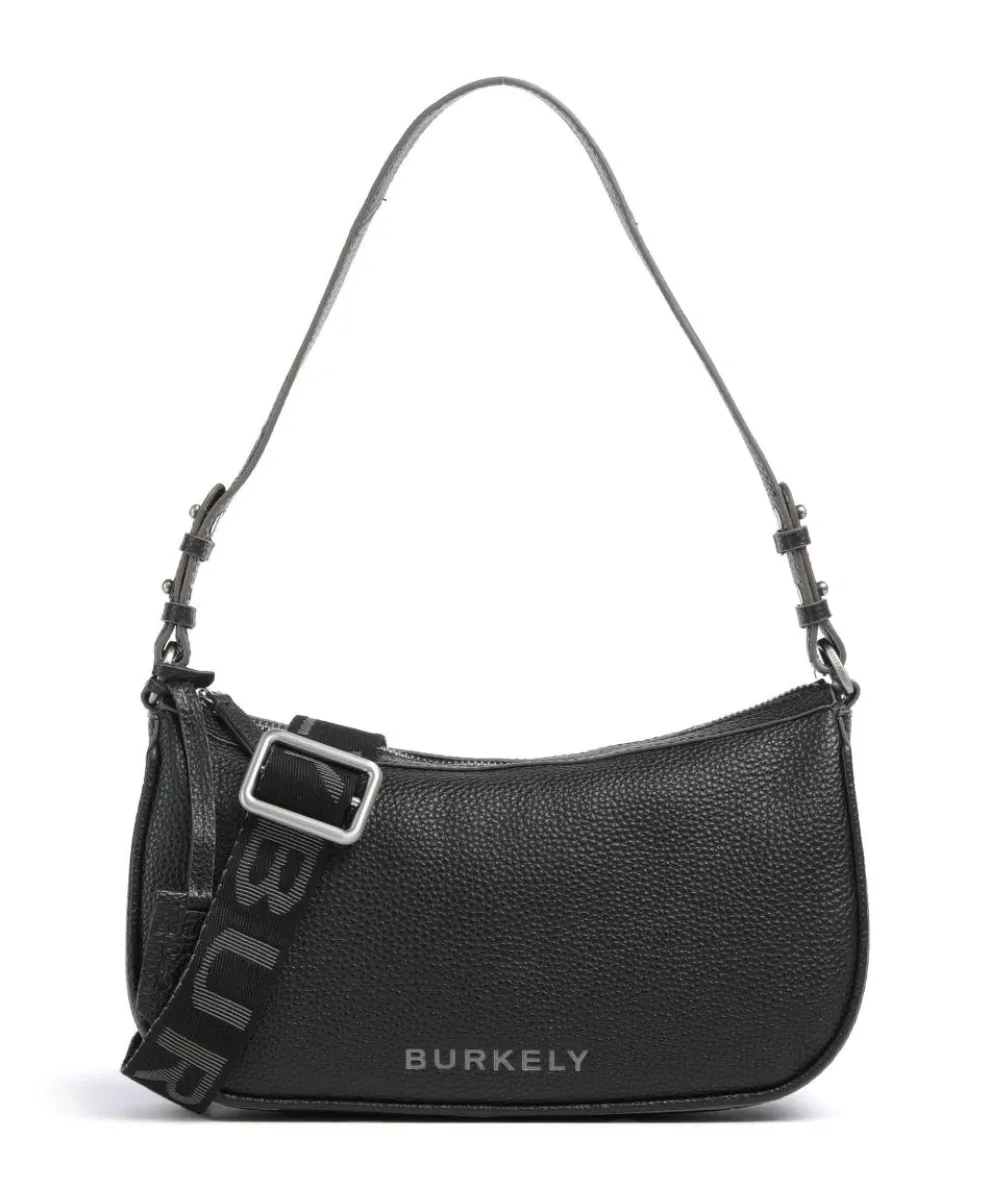 Always Alyx Schultertasche genarbtes Leder schwarz