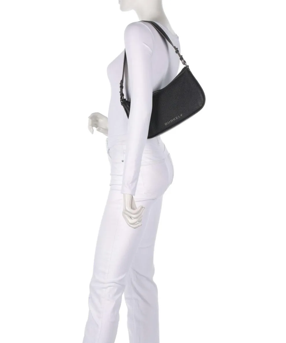 Always Alyx Schultertasche genarbtes Leder schwarz