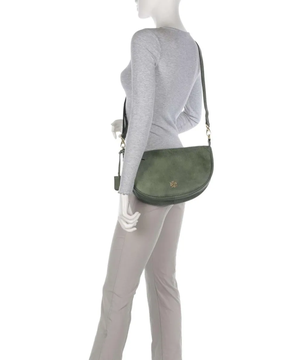 Kapstadt Umhängetasche Büffelleder dunkelgrün