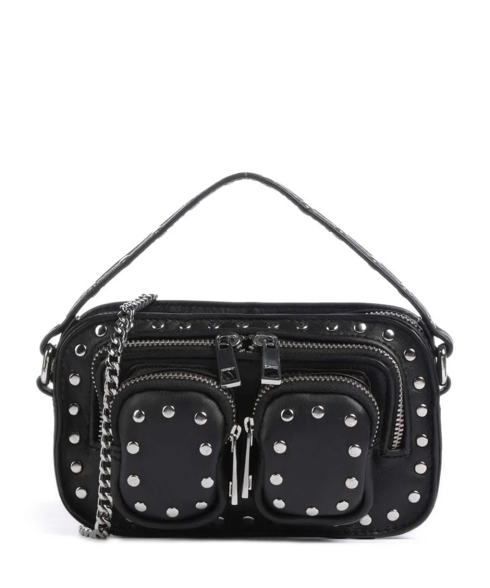 Pure Helena Umhängetasche fein genarbtes Kalbsleder schwarz