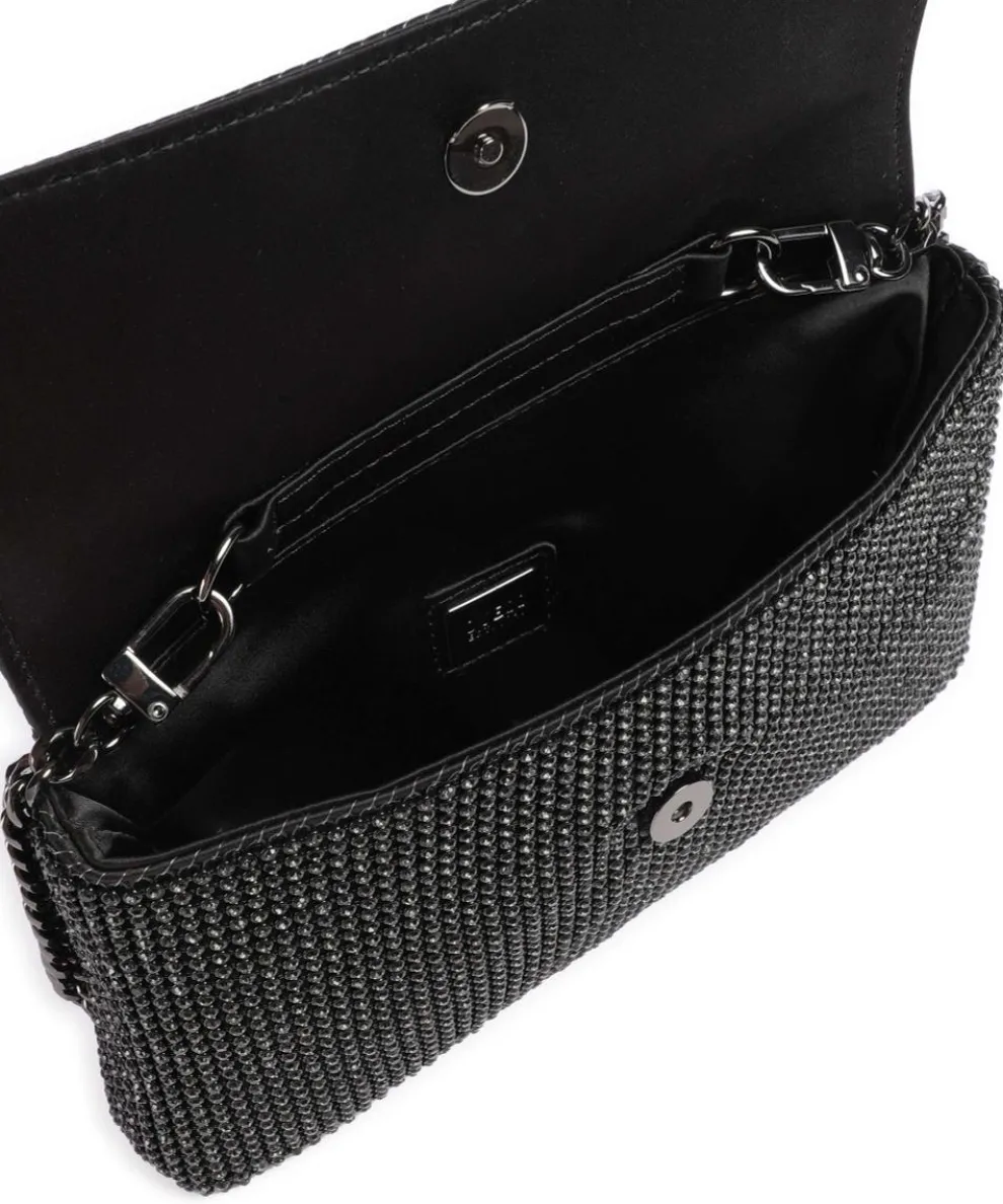 Zalina Schultertasche Aluminium, Polyester schwarz