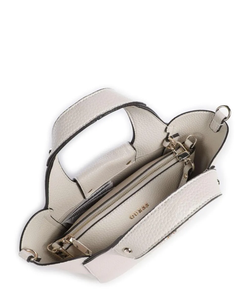 Helina Mini Handtasche Lederimitat creme