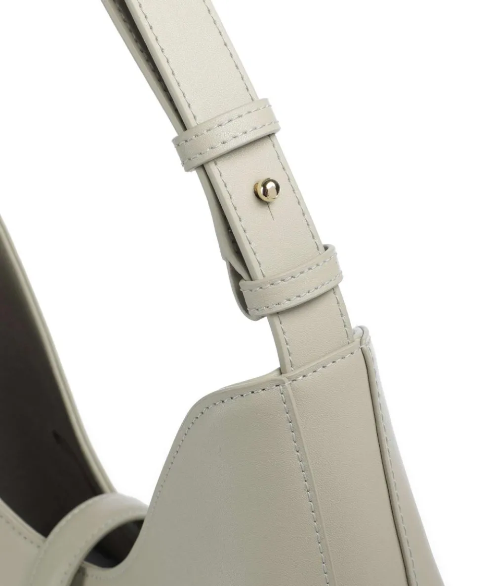 Goccia M Beuteltasche fein genarbtes Kalbsleder graugrün