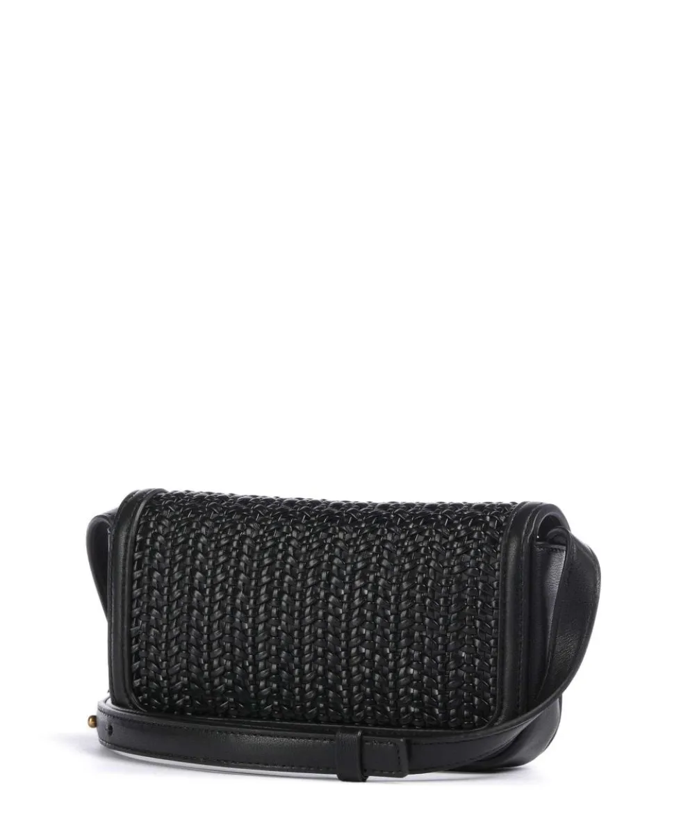 Hera Umhängetasche Lederimitat schwarz